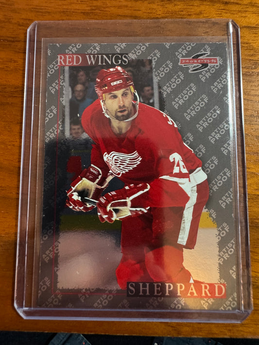 RAY SHEPPARD - 1995 Pinnacle Score Black Ice Artist's Proof #127