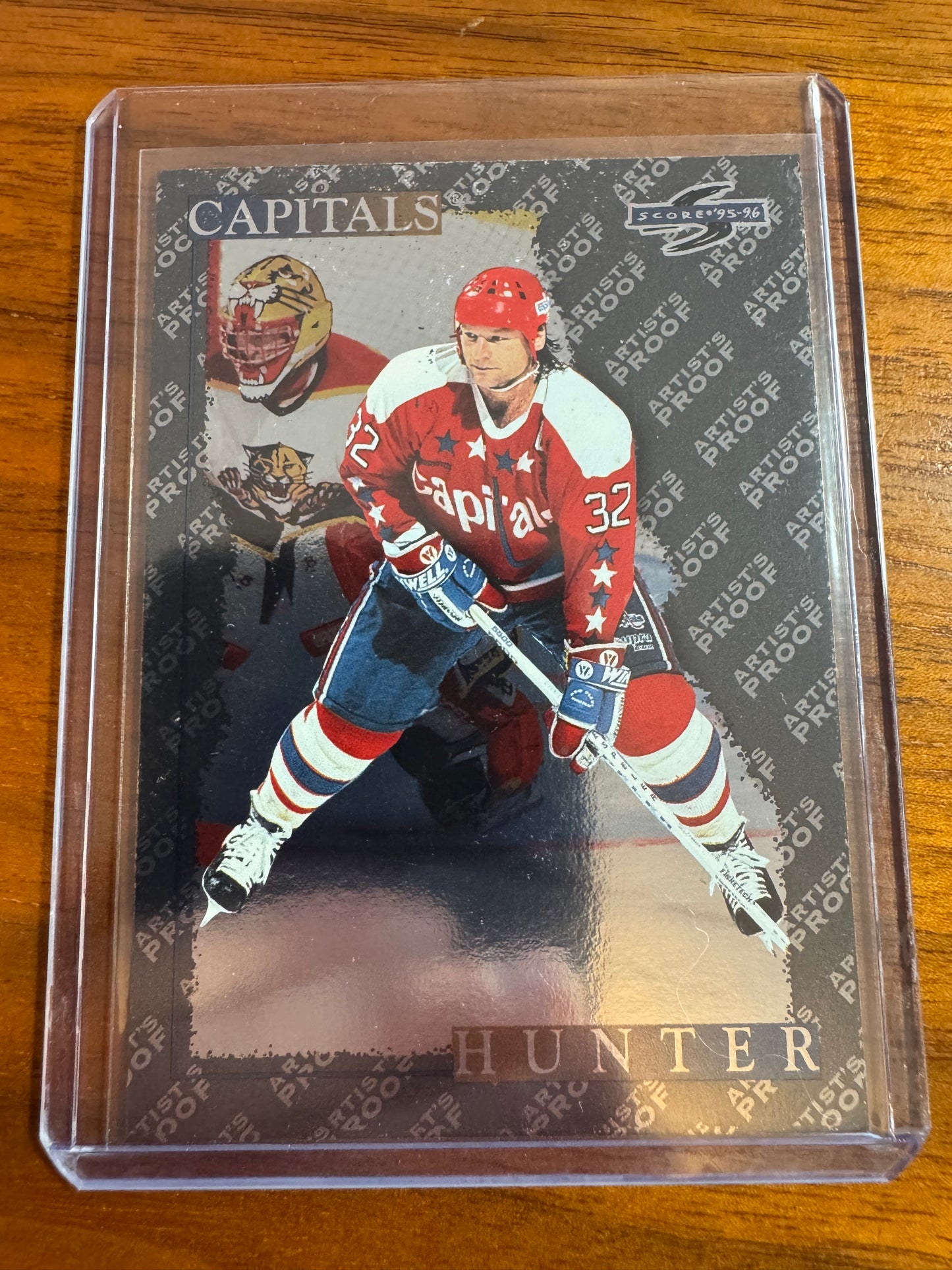 DALE HUNTER - 1995 Pinnacle Score Black Ice Artist's Proof #107