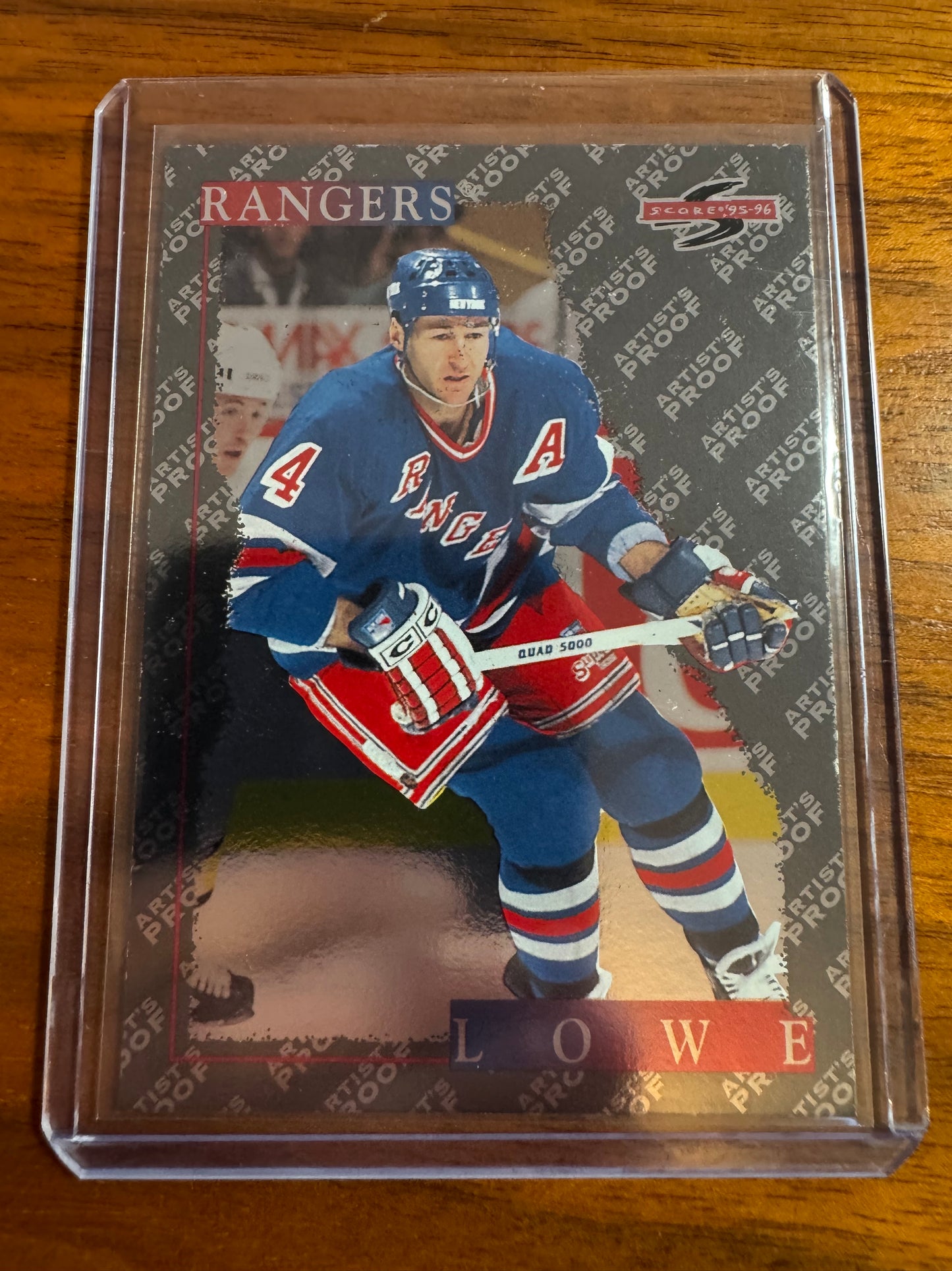 KEVIN LOWE - 1995 Pinnacle Score Black Ice Artist's Proof #248