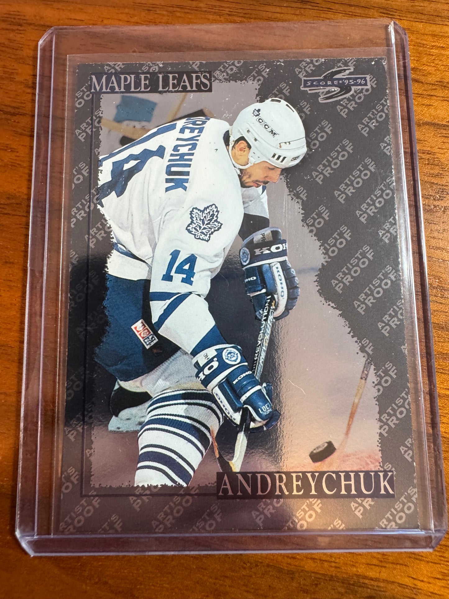 DAVE ANDREYCHUK - 1995 Pinnacle Score Black Ice Artist's Proof #109