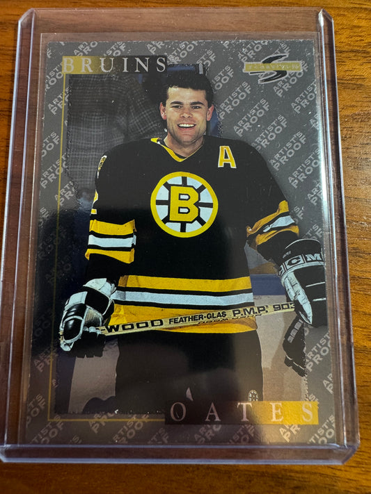 ADAM OATES - 1995 Pinnacle Score Black Ice Artist's Proof #119