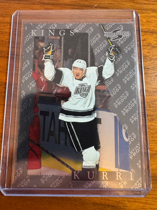 JARI KURRI - 1995 Pinnacle Score Black Ice Artist's Proof #115
