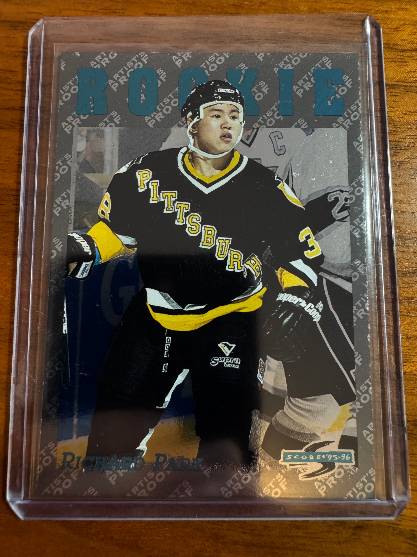 RICHARD PARK - 1995 Pinnacle Score Black Ice Artist's Proof #295