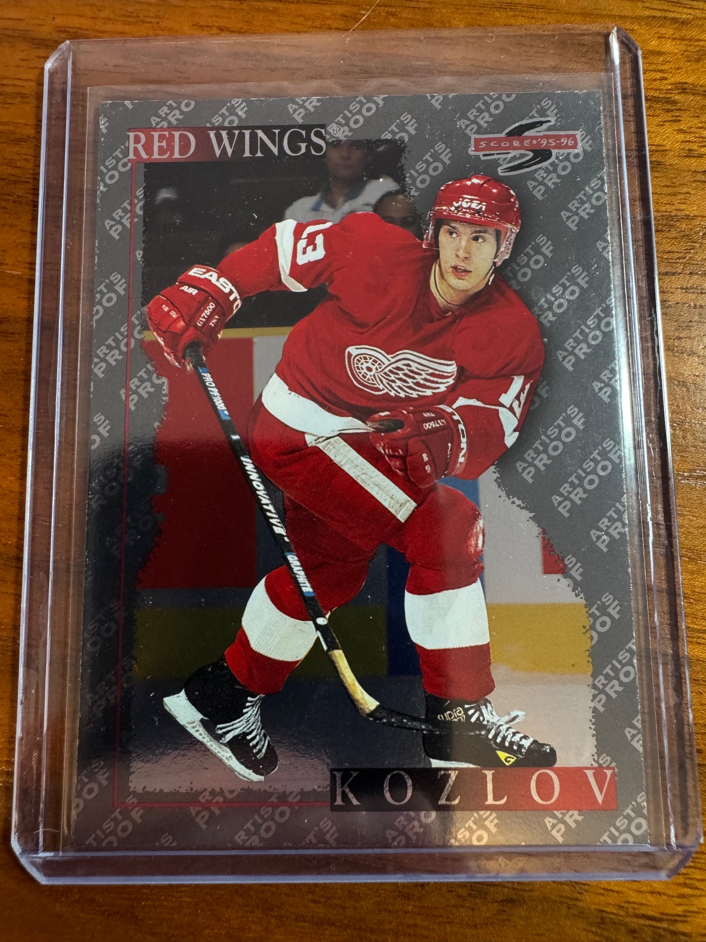 SLAVA KOZLOV - 1995 Pinnacle Score Black Ice Artist's Proof #165