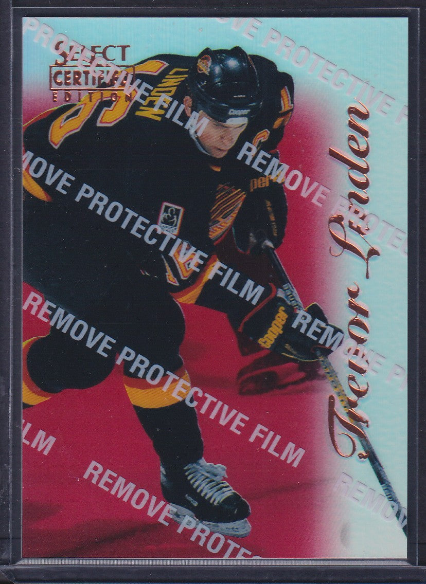 TREVOR LINDEN - 1996 Pinnacle Select Certified MIRROR RED #42