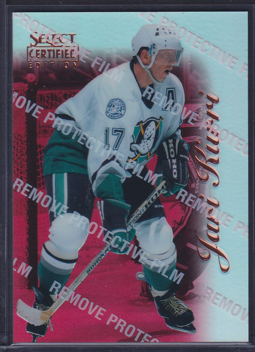 JARI KURRI - 1996 Pinnacle Select Certified MIRROR RED #86