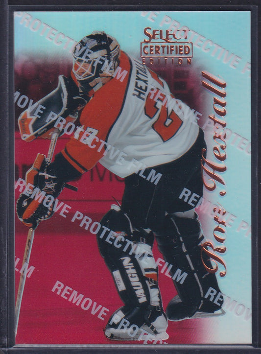 RON HEXTALL - 1996 Pinnacle Select Certified MIRROR RED #63