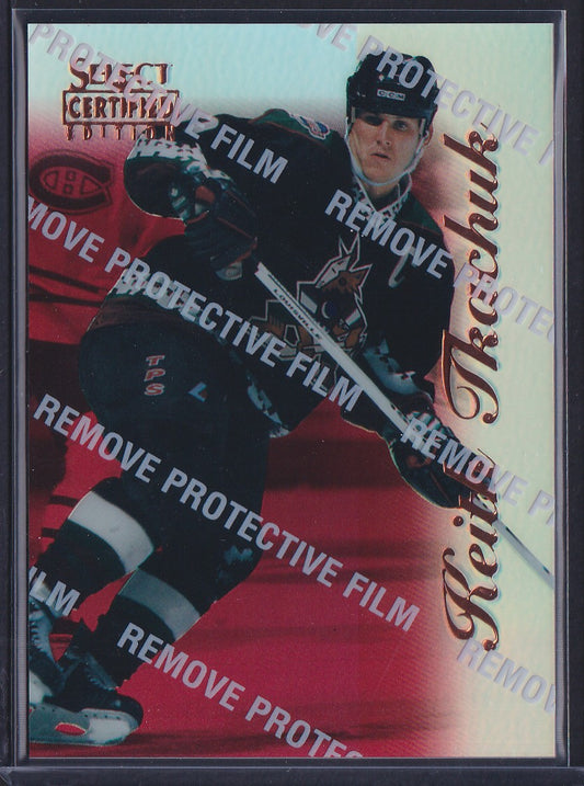 KEITH TKACHUK - 1996 Pinnacle Select Certified MIRROR RED #24