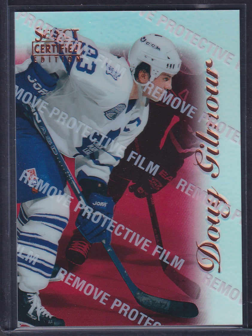 DOUG GILMOUR - 1996 Pinnacle Select Certified MIRROR RED #15