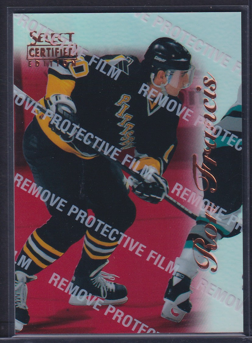 RON FRANCIS - 1996 Pinnacle Select Certified MIRROR RED #12