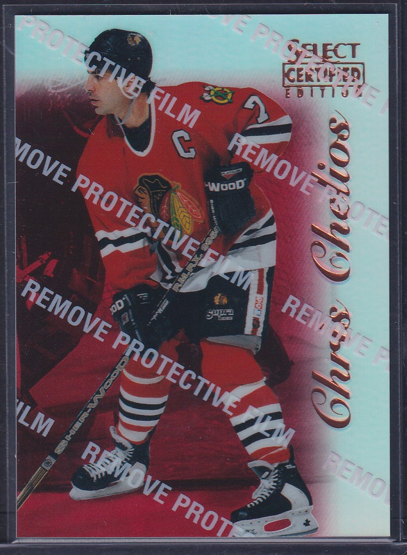 CHRIS CHELIOS - 1996 Pinnacle Select Certified MIRROR RED #27