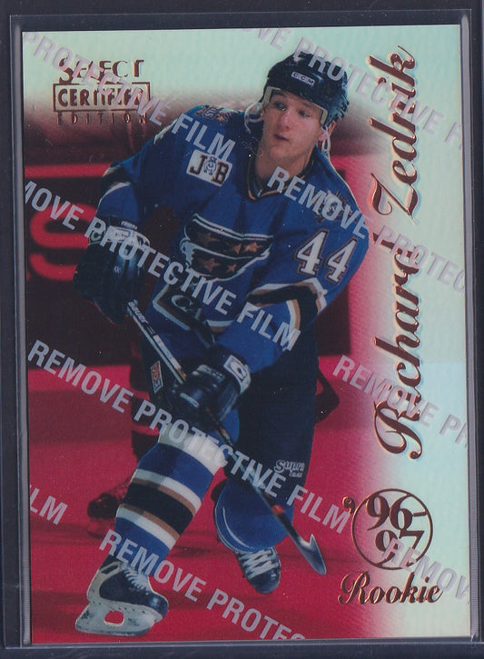 RICHARD ZEDNIK - 1996 Pinnacle Select Certified MIRROR RED #110