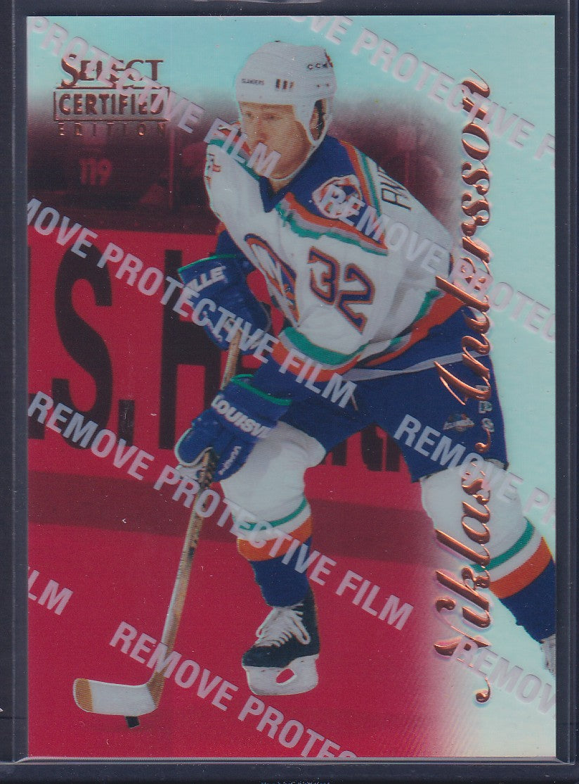 NIKLAS ANDERSSON - 1996 Pinnacle Select Certified MIRROR RED #57