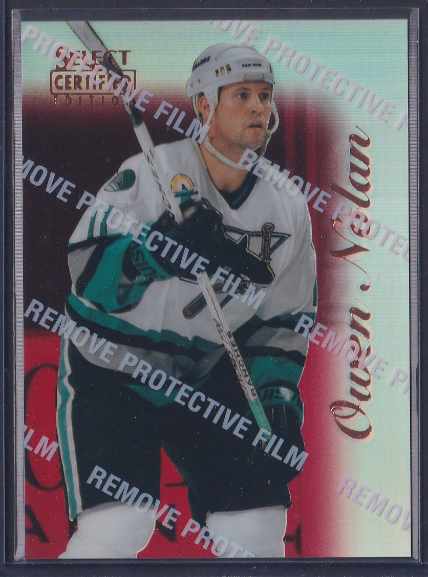 OWEN NOLAN - 1996 Pinnacle Select Certified MIRROR RED #56