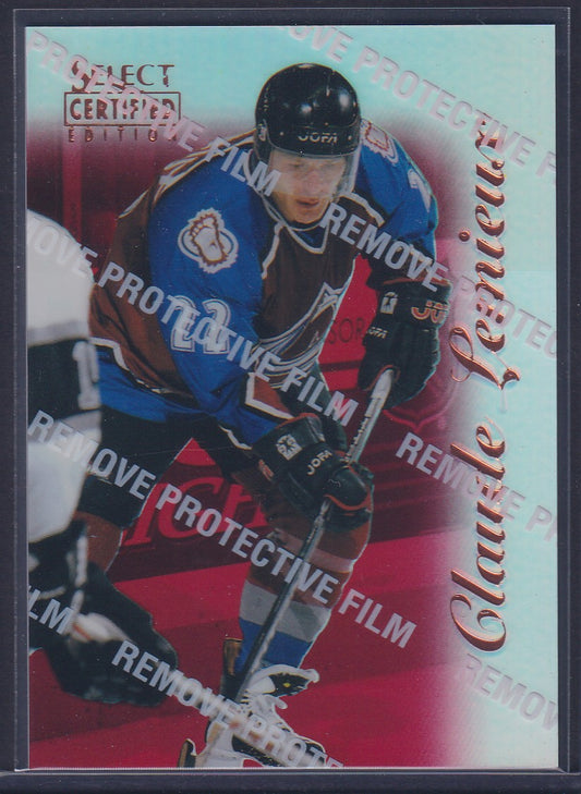 CLAUDE LEMIEUX - 1996 Pinnacle Select Certified MIRROR RED #53