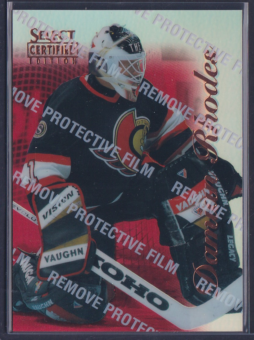 DAMIAN RHODES - 1996 Pinnacle Select Certified MIRROR RED #28