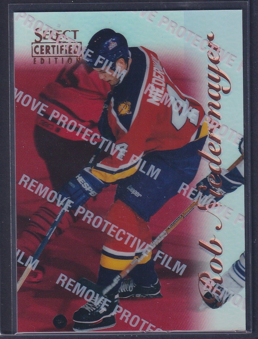 ROB NIEDERMAYER - 1996 Pinnacle Select Certified MIRROR RED #7