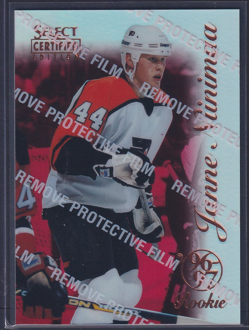 JANNE NIINUMAA- 1996 Pinnacle Select Certified MIRROR RED #104