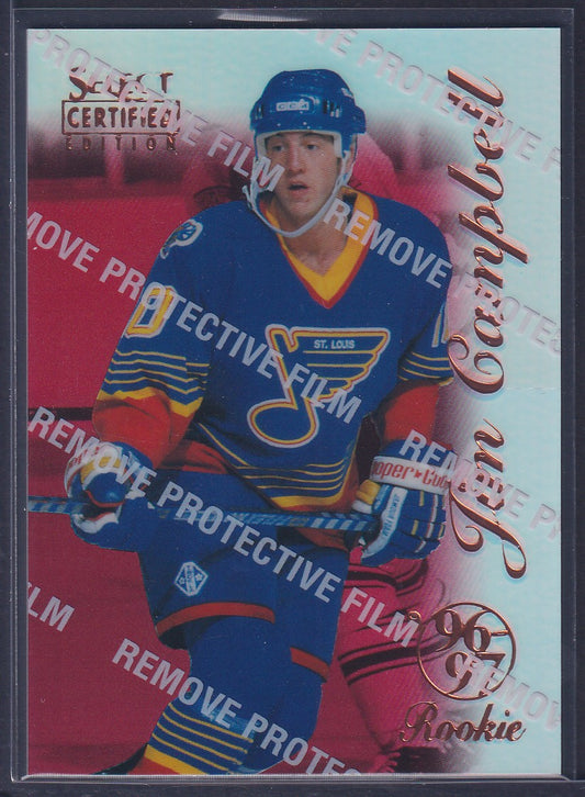JIM CAMPBELL - 1996 Pinnacle Select Certified MIRROR RED #106