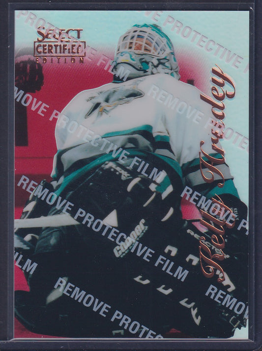 KELLY HRUDEY - 1996 Pinnacle Select Certified MIRROR RED #87