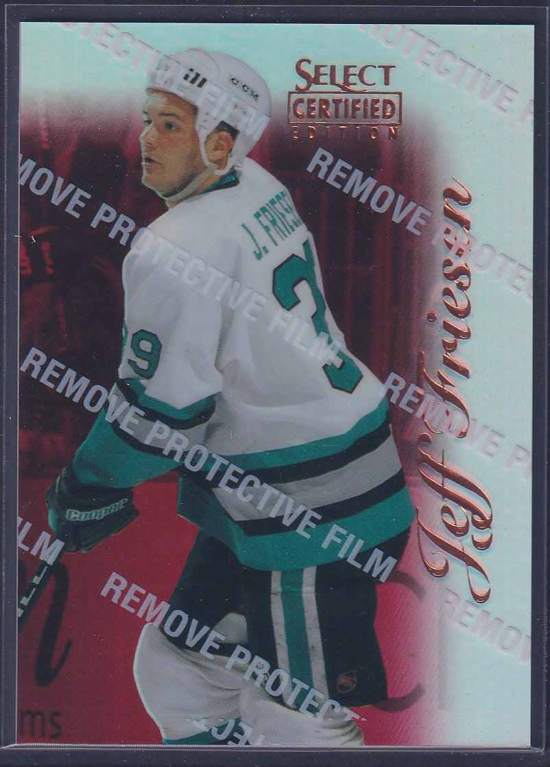 JEFF FRIESEN - 1996 Pinnacle Select Certified MIRROR RED #61