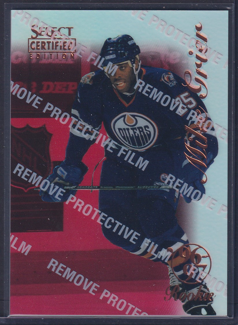 MIKE GRIER - 1996 Pinnacle Select Certified MIRROR RED #101