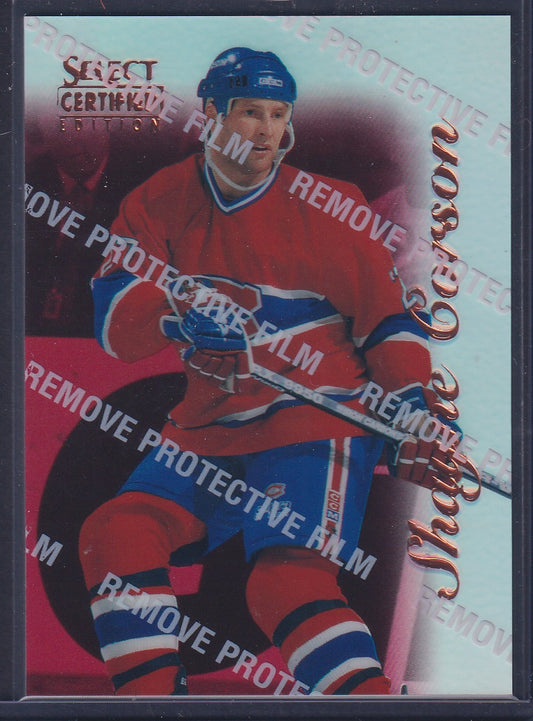 SHAYNE CORSON - 1996 Pinnacle Select Certified MIRROR RED #73