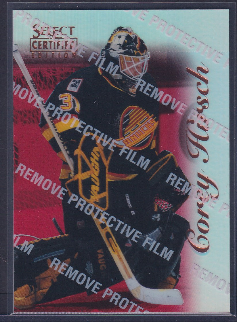 COREY HIRSCH - 1996 Pinnacle Select Certified MIRROR RED #71
