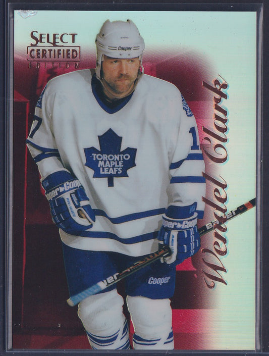 WENDEL CLARK - 1996 Pinnacle Select Certified MIRROR RED #65