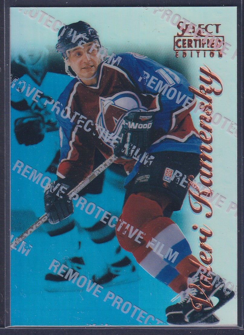 VALERI KAMENSKY - 1996 Pinnacle Select Certified MIRROR Blue w/ Coating #67
