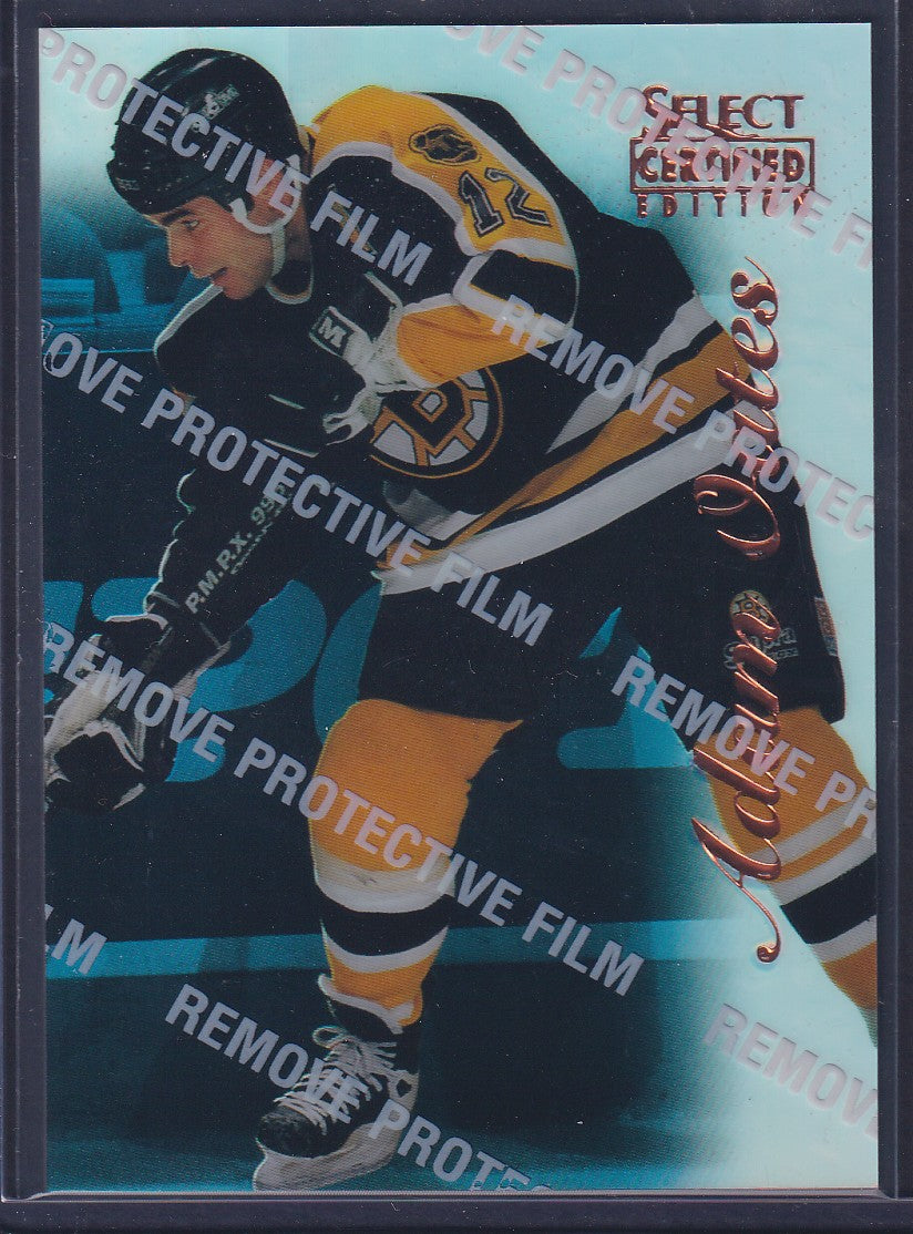 ADAM OATES - 1996 Pinnacle Select Certified MIRROR Blue w/ Coating #68