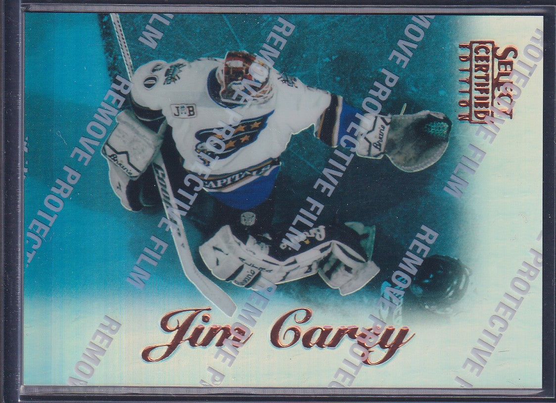 JIM CAREY - 1996 Pinnacle Select Certified MIRROR Blue w/ Coating #29