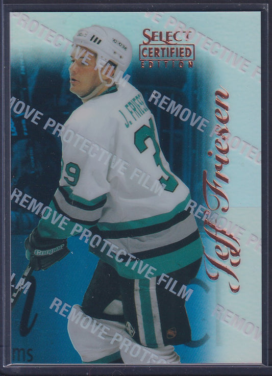 JEFF FRIESEN - 1996 Pinnacle Select Certified MIRROR Blue w/ Coating #61