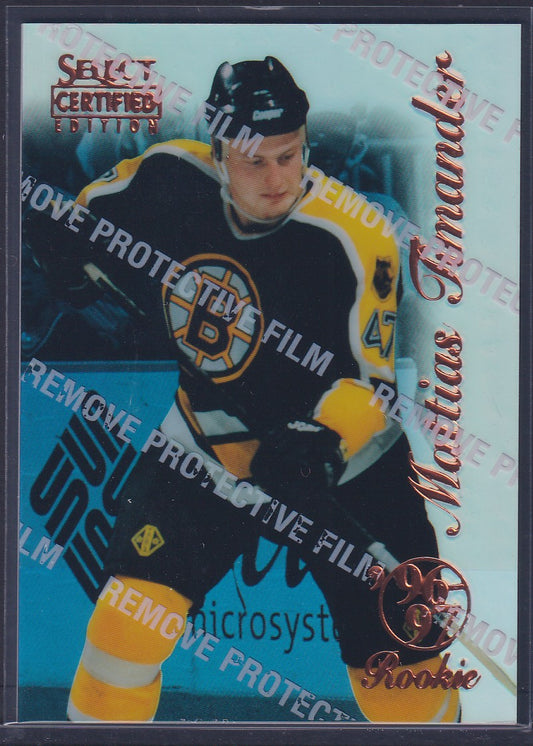 MATTIAS FIMANDER - 1996 Pinnacle Select Certified MIRROR Blue w/ Coating #99