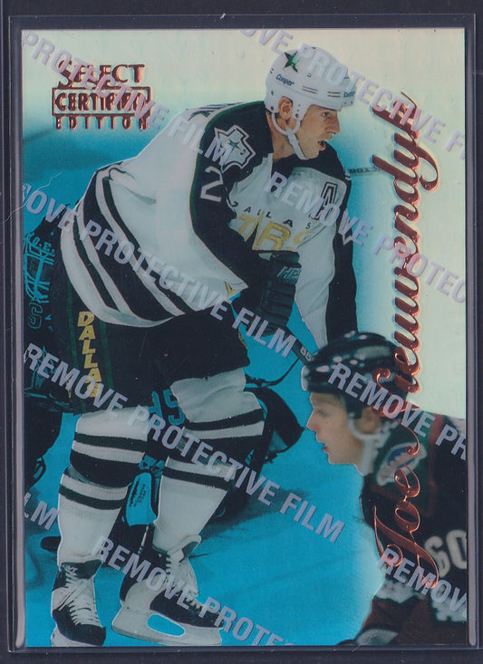 JOE NIEUWENDYK - 1996 Pinnacle Select Certified MIRROR Blue w/ Coating #88