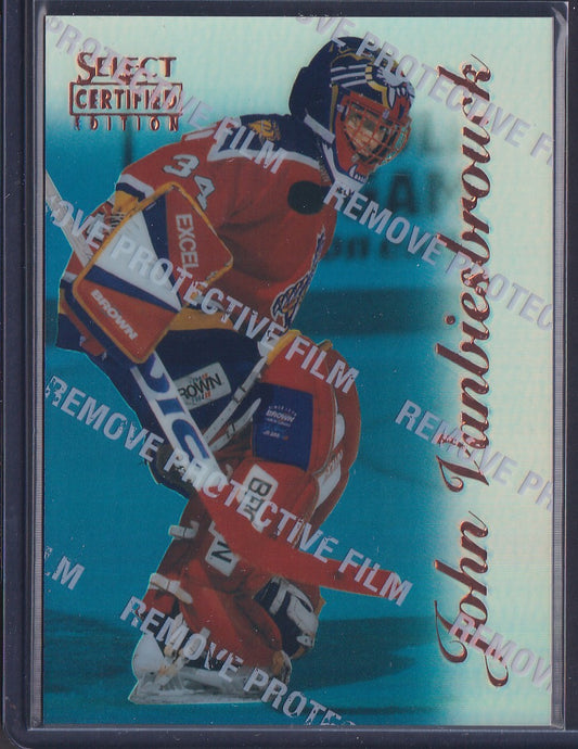 JOHN VANBIESBROUCK - 1996 Pinnacle Select Certified MIRROR Blue w/ Coating #59