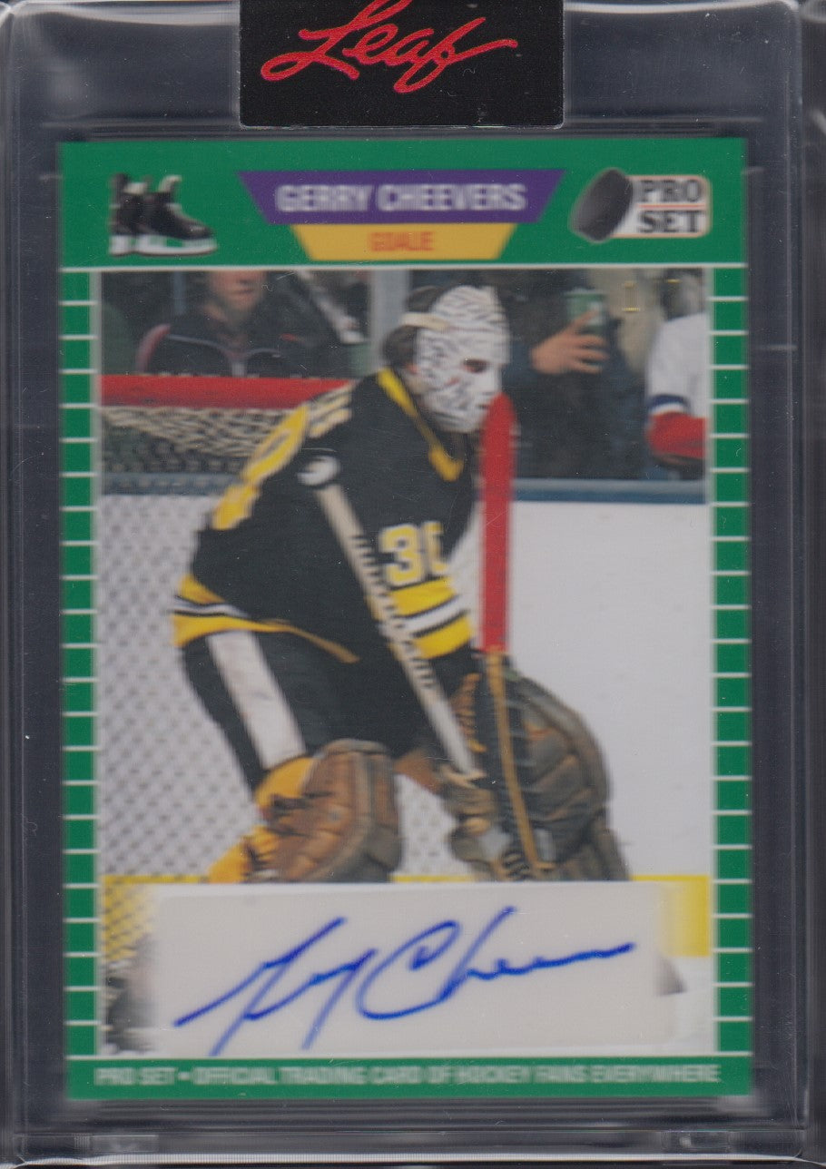 GERRY CHEEVERS, 2021 Leaf Pro Set Auto, /7, HOF