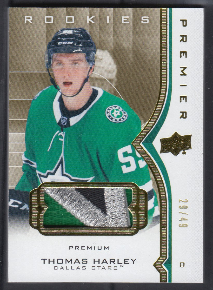 THOMAS HARLEY, 2020 Upper Deck Premier Rookies Patch #59, /49