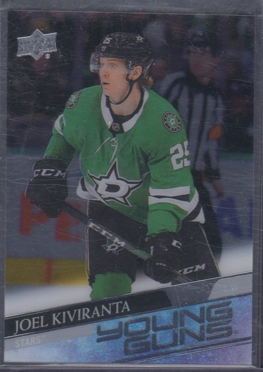 JOEL KIVIRANTA, 2020 Upper Deck Young Guns CLEAR CUT #207