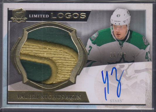 VALERI NICHUSHKIN, 2013 Upper Deck The Cup Limited Logos Auto Patch #LL-VN, /50