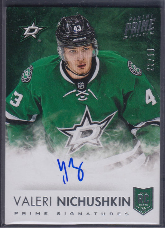 VALERI NICHUSHKIN, 2013 Panini Prime Signatures Rookie Auto #S-VN, /99