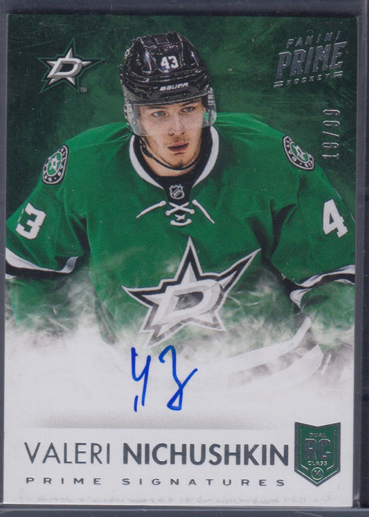 VALERI NICHUSHKIN, 2013 Panini Prime Signatures Rookie Auto #S-VN, /99