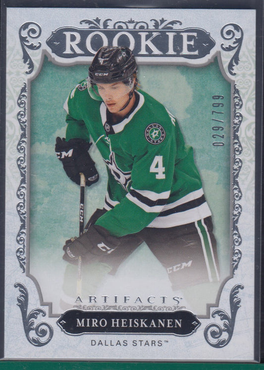 MIRO HEISKANEN, 2018 Upper Deck Artifacts Rookie #RED190, /799