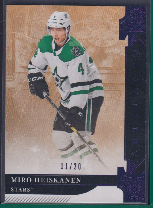 MIRO HEISKANEN, 2019 Upper Deck Artifacts #III, /20