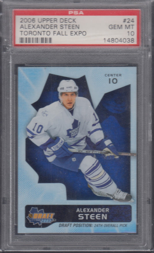 ALEXANDER STEEN, Upper Deck Toronto Fall Expo #24, PSA 10, /100