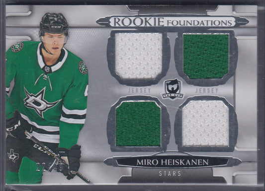 MIRO HEISKANEN, 2018 Upper Deck The Cup Rookie Foundations Quad #F-MH, /49