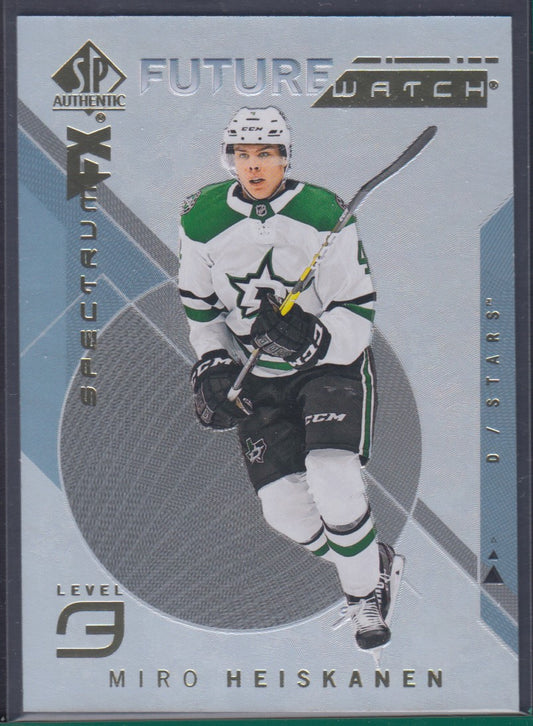 MIRO HEISKANEN, 2018 Upper Deck SP Future Watch Spectrum FX #S-94