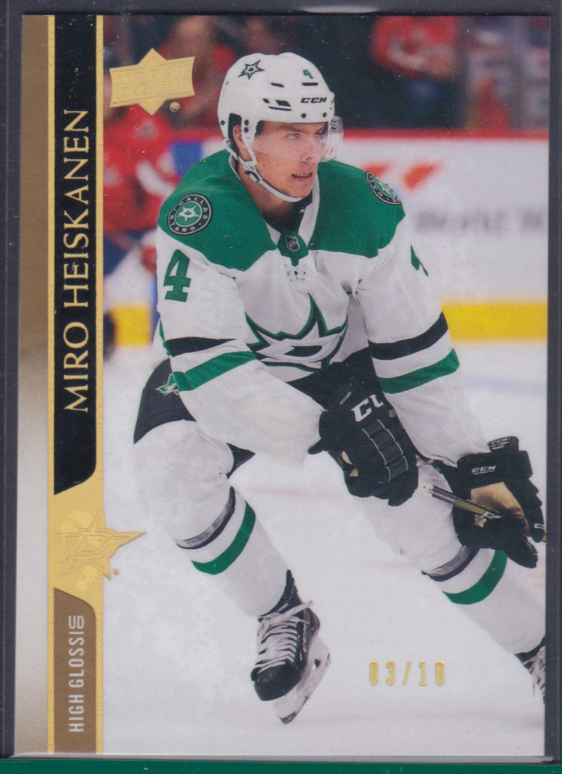 MIRO HEISKANEN, 2020 Upper Deck HIGH GLOSS #313, /10