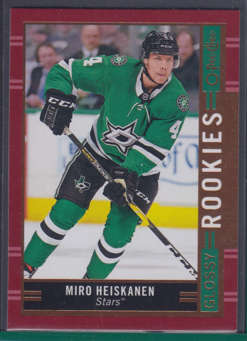 MIRO HEISKANEN, 2018 O-Pee-Chee Glossy Rookies #R-6