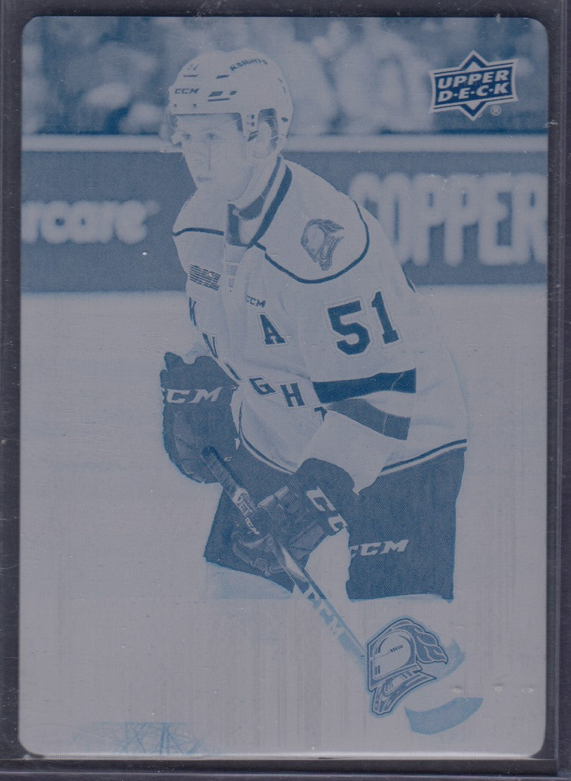 MATTHEW TIMMS, UD CHL Hockey #261, Printing Plate (Cyan), /1